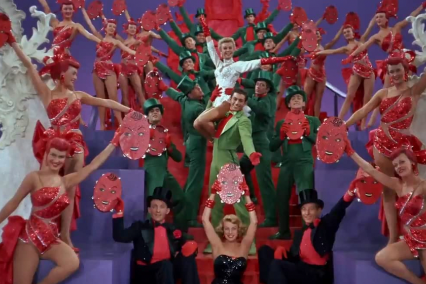 Bing Crosby, Danny Kaye, Rosemary Clooney, and Vera-Ellen in White Christmas (1954)