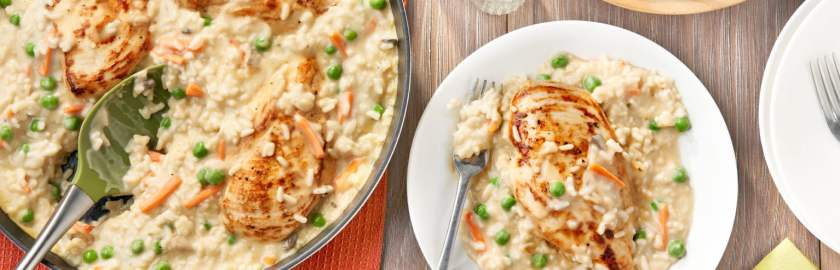 Chicken & Roasted Garlic Risotto