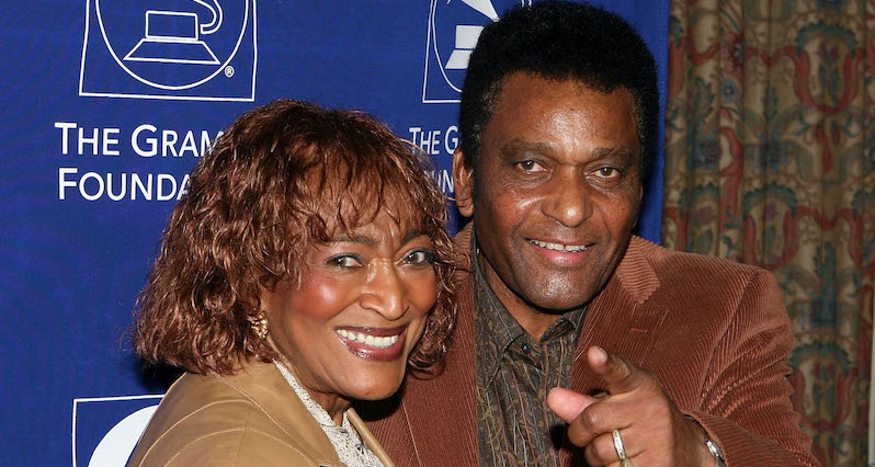 Recording artist and three time Grammy winner Charley Pride and daughter Rozene arrive at "The Soul of Country" the 9th Annual Grammy Foundation Music Preservation Project held at the Wilshire Ebell Theater on February 8, 2007 in Los Angeles.