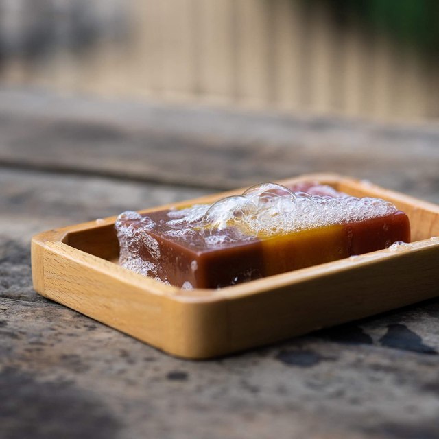 Outlaw Blazing Saddles Handmade Leather-Scented Soap - The Sexiest Soap Ever - Western Leather, Gunpowder, Sandalwood, and Sagebrush - Men's or Women's Bar Soap - 2 Pack