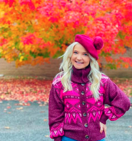 Women's Faux Fur Pom Felt Beret Hat - A New Day™ Purple One Size