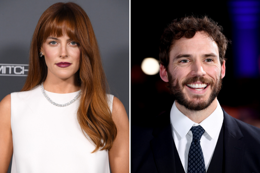 Riley Keough arrives at the Baby2Baby 10-Year Gala Presented By Paul Mitchell at Pacific Design Center on November 13, 2021 in West Hollywood, California / Sam Claflin attends the British Independent Film Awards 2019 at Old Billingsgate on December 01, 2019 in London, England