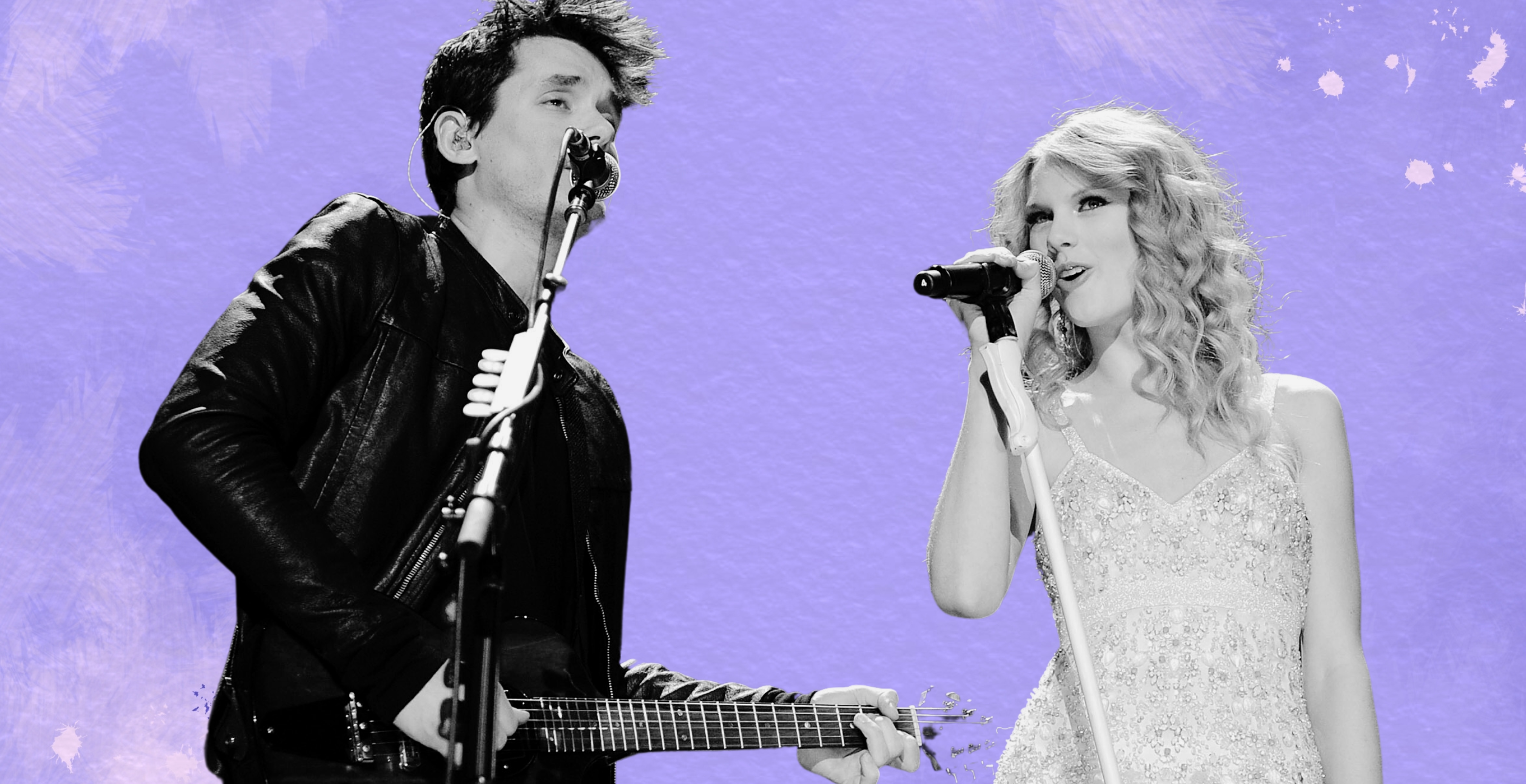 John Mayer and Taylor Swift perform onstage during Z100's Jingle Ball 2009 at Madison Square Garden on December 11, 2009 in New York City.