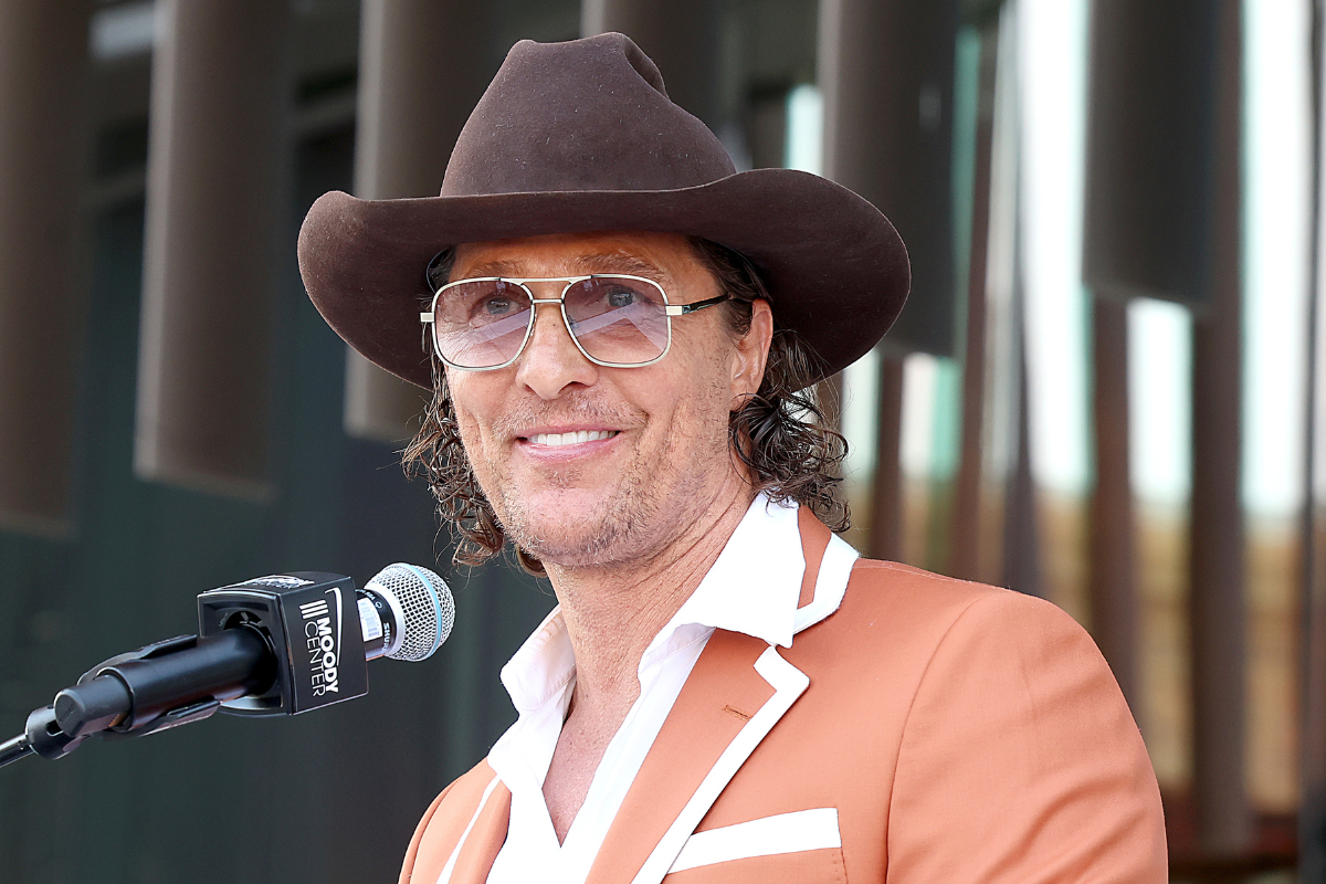 University of Texas Minister of Culture Matthew McConaughey attends the ribbon cutting ceremony for University of Texas at Austin's new multi purpose arena at Moody Center on April 19, 2022 in Austin, Texas.