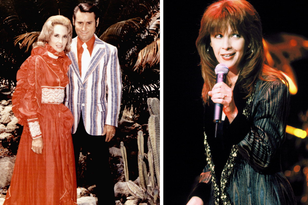 Photo of George Jones and Tammy Wynette (Photo by GAB Archive/Redferns)/ Patty Loveless performs at Shoreline Amphitheatre on September 18, 1993 in Mountain View, California. (Photo by Tim Mosenfelder/Getty Images)