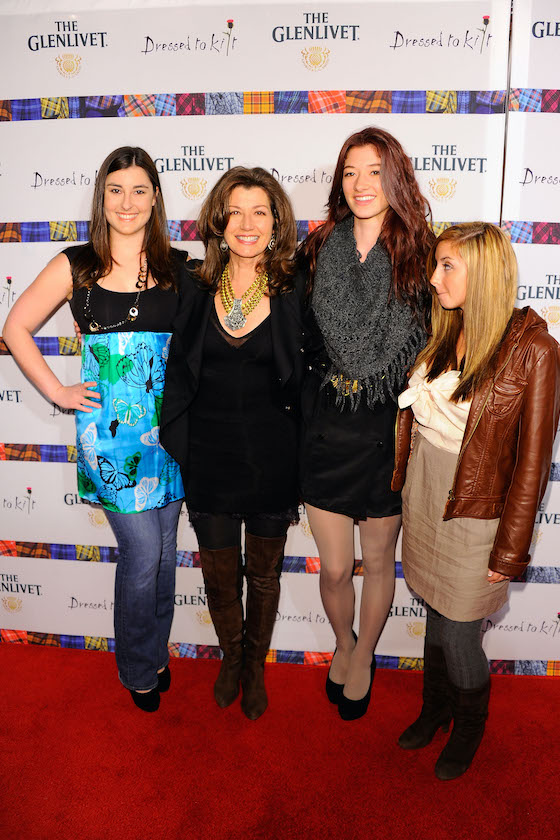 NEW YORK, NY - APRIL 05: (L-R) Sarah Chapman, singer Amy Grant, Millie Chapman and Jenny Gill attend the 9th Annual "Dressed To Kilt" charity fashion show at Hammerstein Ballroom on April 5, 2011 in New York City.