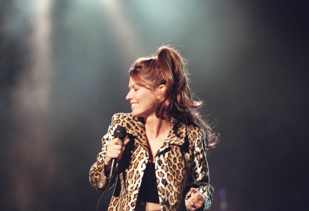Country Singer Shania Twain Performing At The New York State Fair