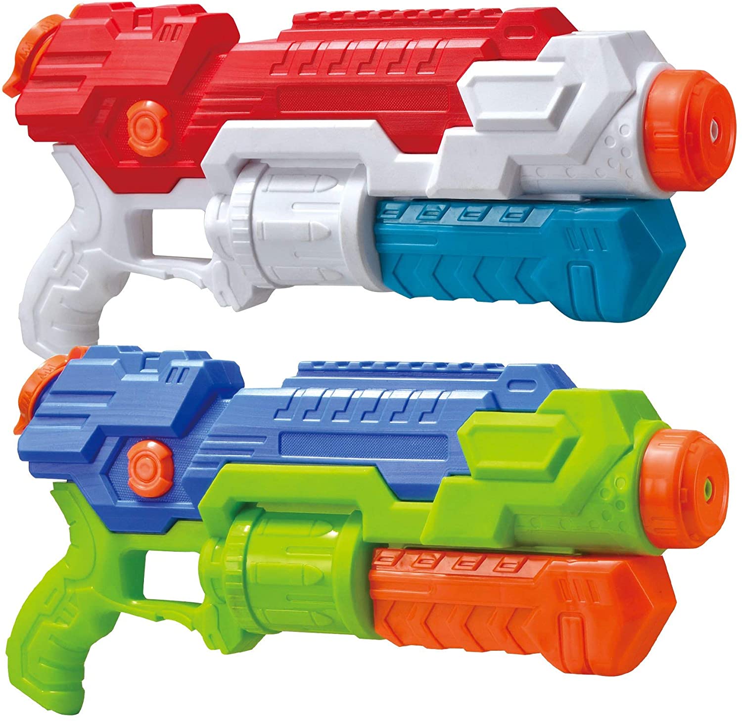 Joyin 2 Pack Super Water Blaster Shoot Up to 36 Feet High Capacity Water Soaker Blaster Squirt Toy Water Gun Swimming Pool Beach Sand Water Fighting Toy
