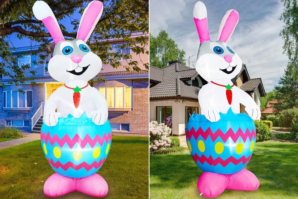 inflatable easter bunny
