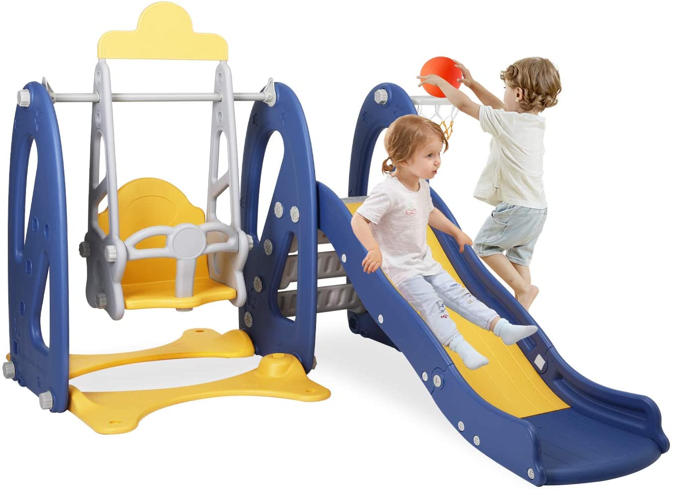 playhouse with slide