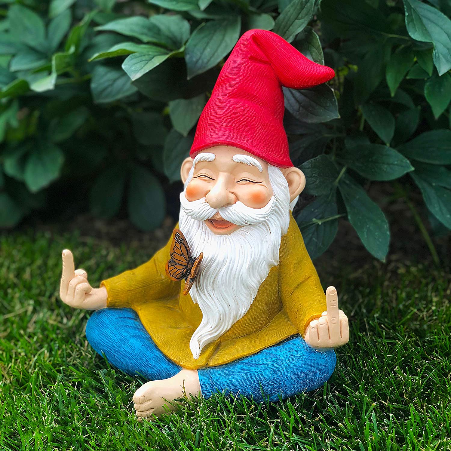 funny garden gnome