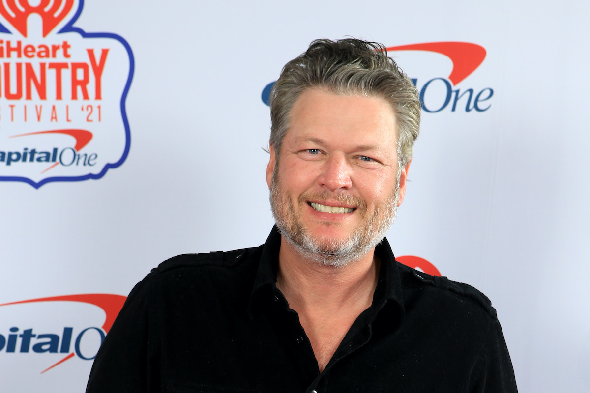 AUSTIN, TEXAS - OCTOBER 30: Blake Shelton poses backstage during the 2021 iHeartCountry Festival Presented By Capital One at The Frank Erwin Center on October 30, 2021 in Austin, Texas. Editorial Use Only.
