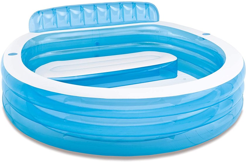 inflatable pool with seats