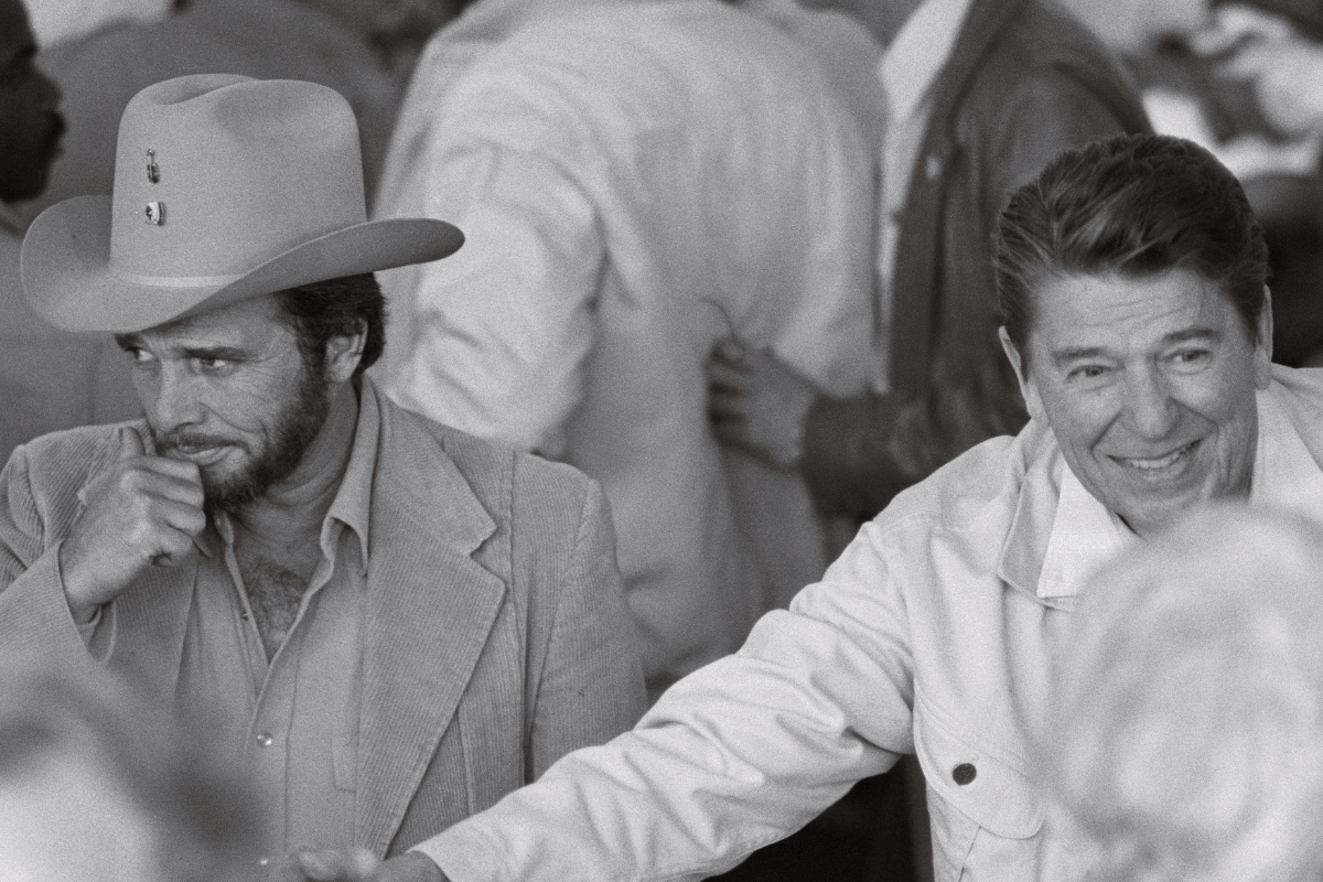 Merle Haggard and Ronald Reagan