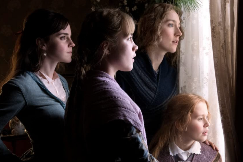Emma Watson, Saoirse Ronan, Florence Pugh, and Eliza Scanlen in Little Women (2019)