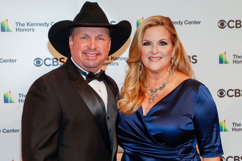 Garth Brooks and Trisha Yearwood attend the 43rd Annual Kennedy Center Honors at The Kennedy Center on May 21, 2021 in Washington, DC