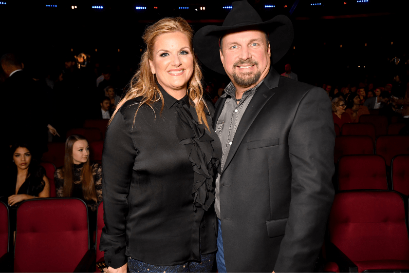 Trisha Yearwood and Garth Brooks attend the 2019 iHeartRadio Music Awards which broadcasted live on FOX at the Microsoft Theater on March 14, 2019 in Los Angeles, California