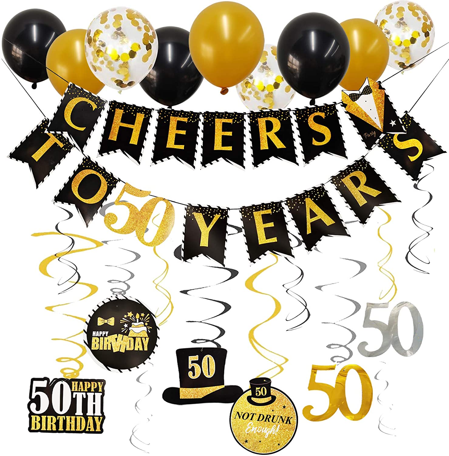 50th birthday decorations