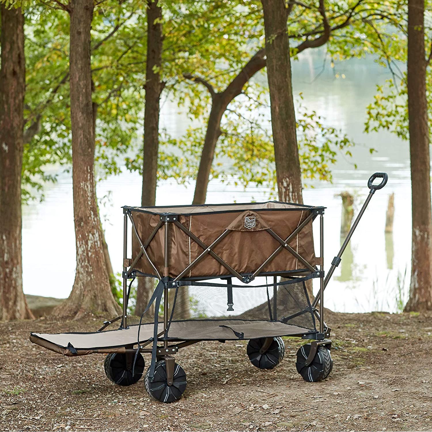 double decker folding wagon
