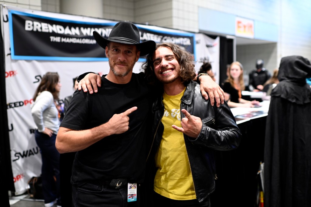 NEW YORK, NEW YORK - OCTOBER 08: Brendan Wayne poses during New York Comic Con 2022 on October 08, 2022 in New York City.