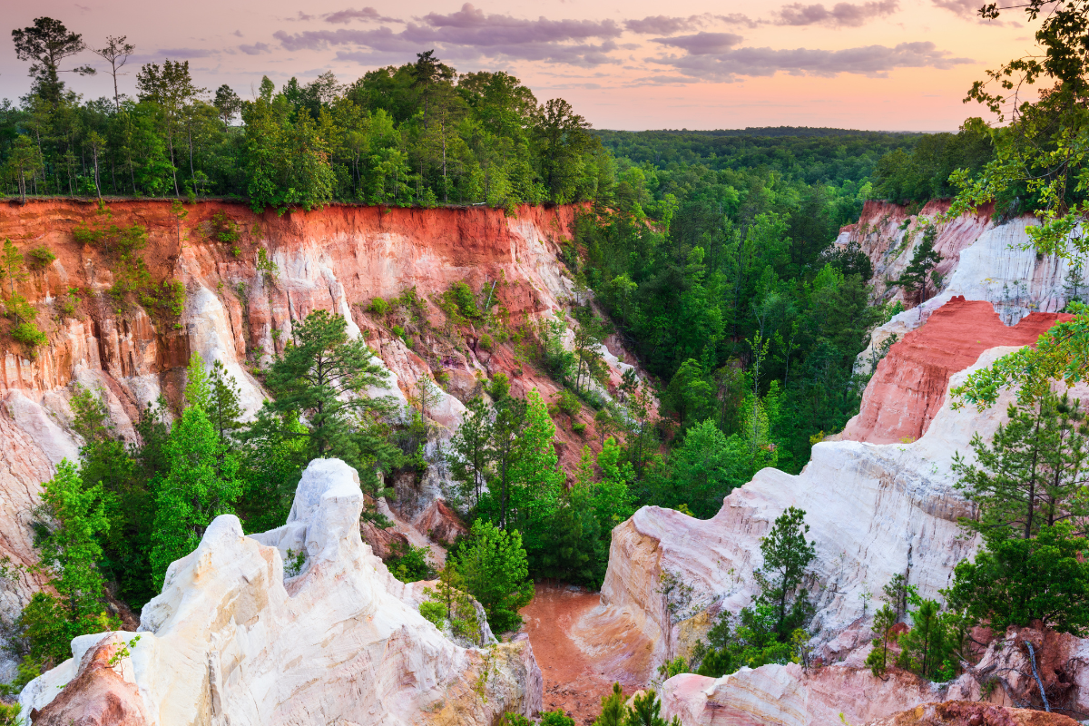 Providence Canyon in Georgia
