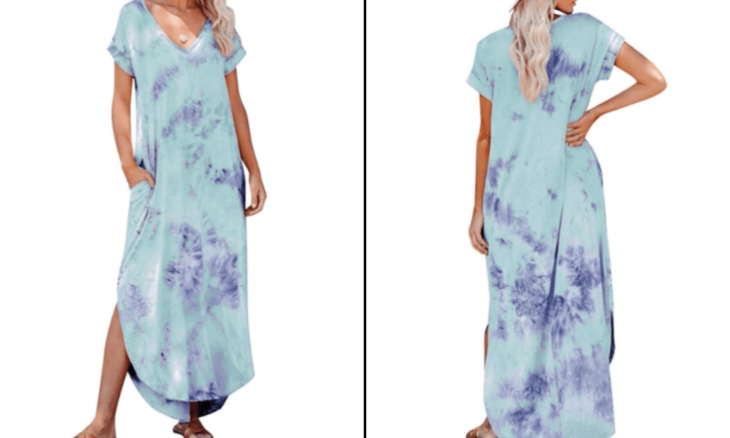 tie dye summer dress
