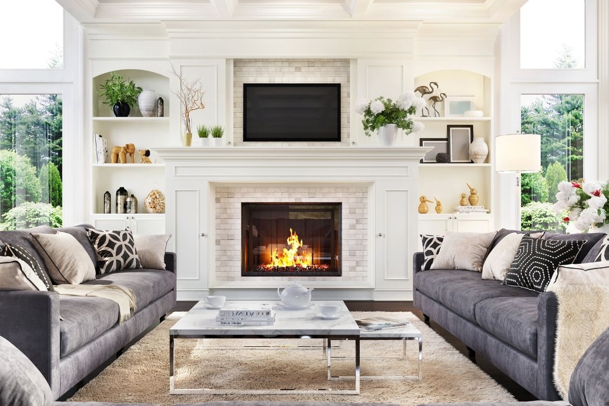 fireplace decor