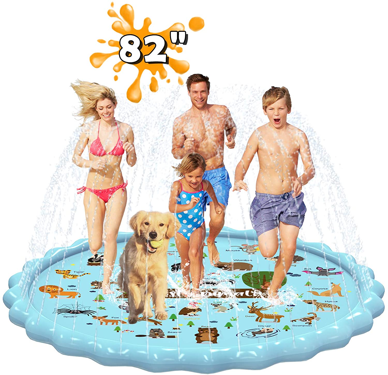 large splash pad
