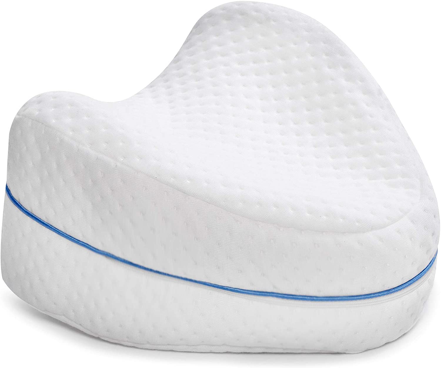 Contour Legacy Leg & Knee Foam Support Pillow - Soothing Pain Relief for Sciatica, Back, Hips, Knees, Joints & Pregnancy - As Seen on TV