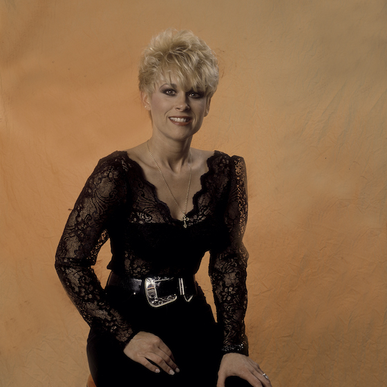 Lorrie Morgan at Farm Aid in Dallas, Texas, March 14, 1992 .