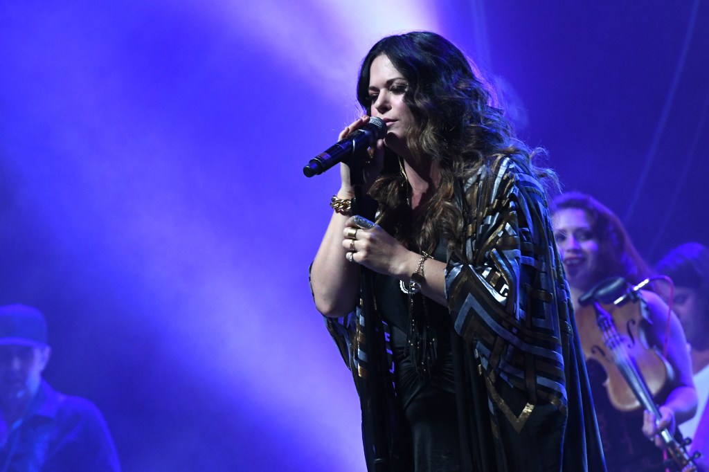 Shelly Fairchild performs onstage at the GLAAD + TY HERNDON's 2018 Concert for Love & Acceptance at Wildhorse Saloon on June 7, 2018 in Nashville, Tennessee.