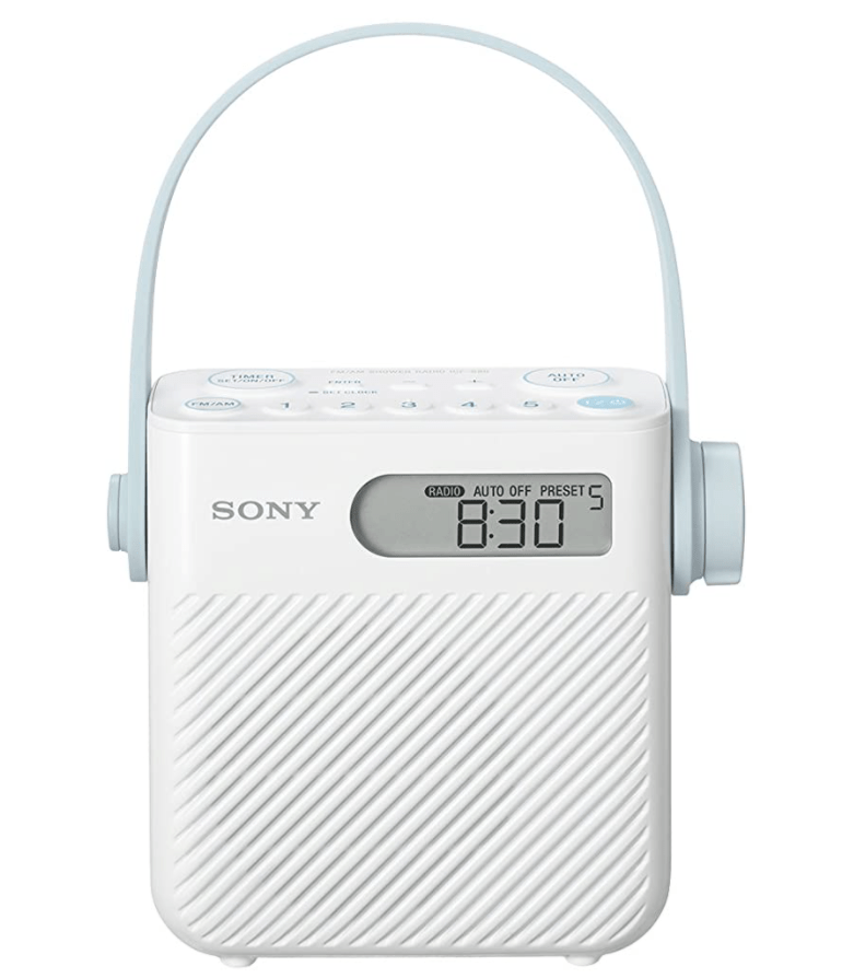 Sony ICF-S80 Splash Proof Shower Radio with Speaker