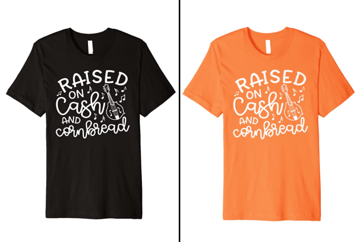 Raised On Cash and Cornbread Country Music Cute Funny Premium T-Shirt