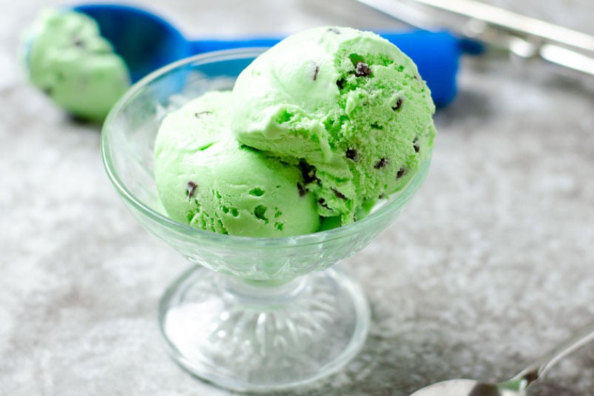 mint chocolate chip ice cream