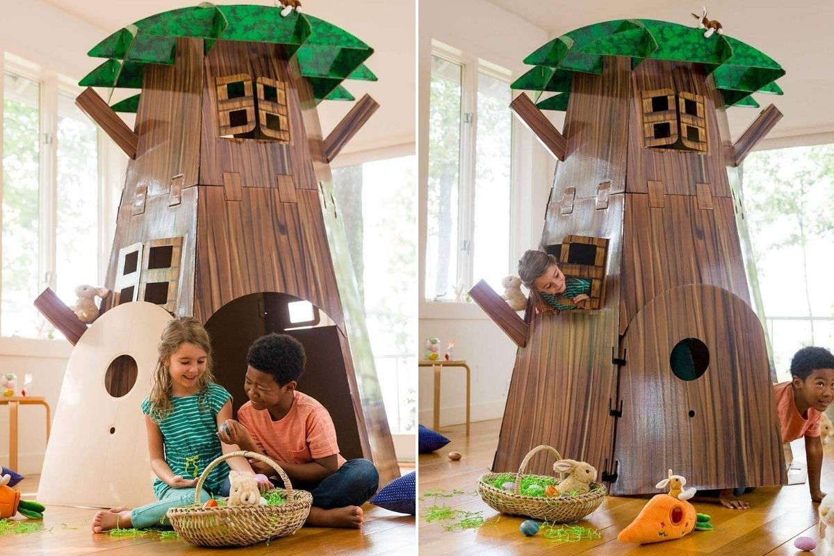 indoor tree fort