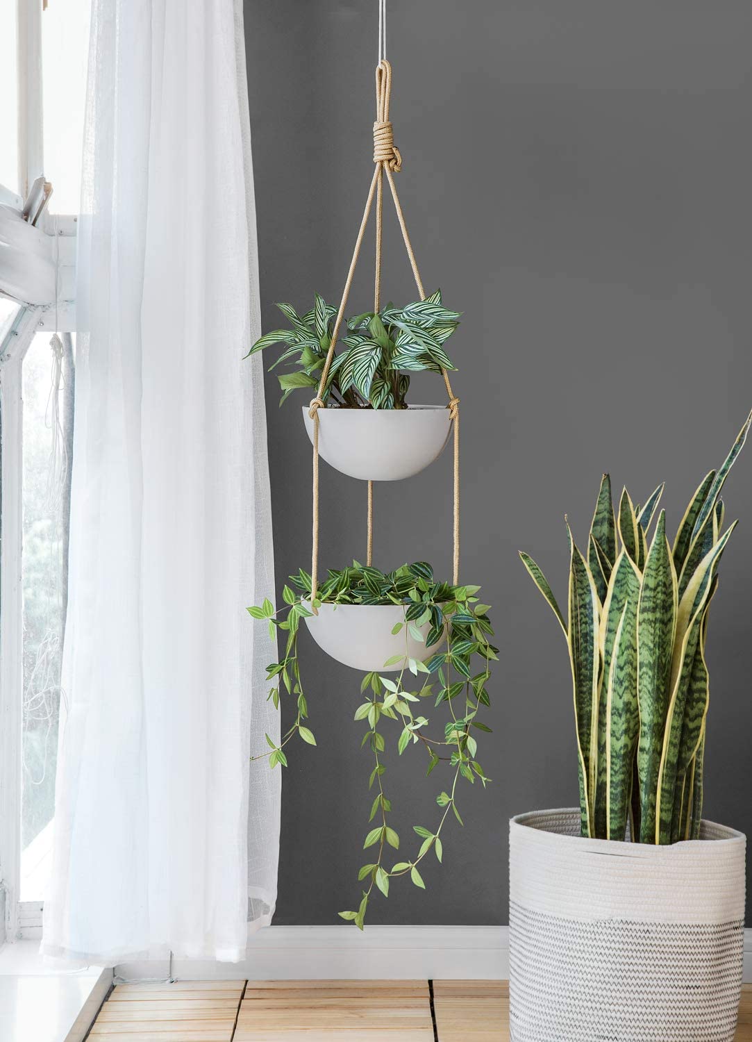 ceramic hanging planter