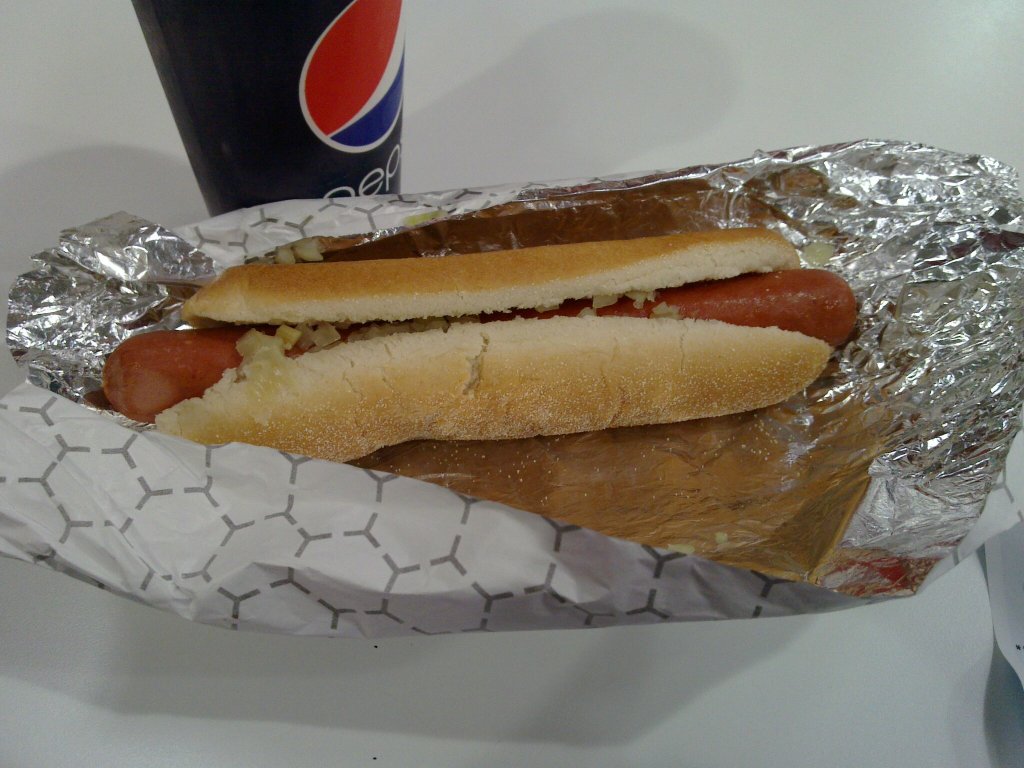Costco hot dog and coke