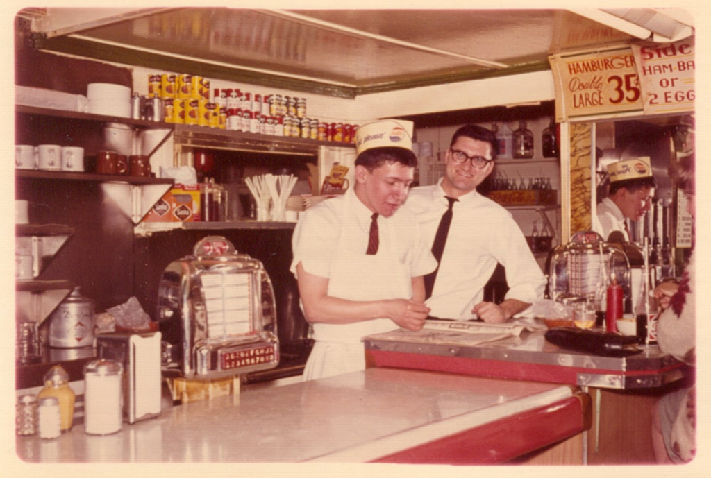 old-fashioned picture of Sam's no. 3
