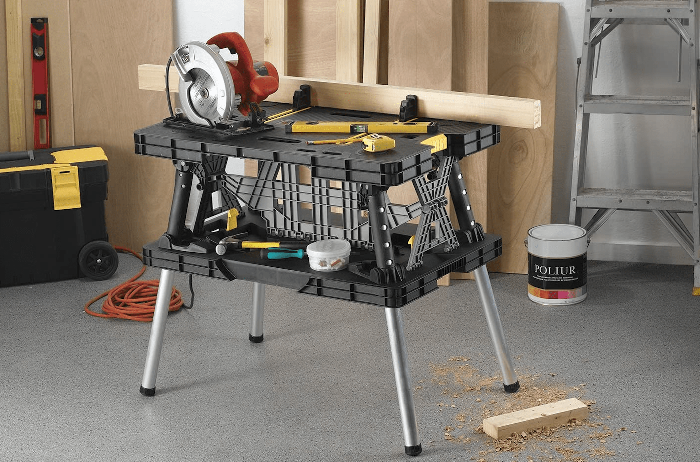 keter folding table
