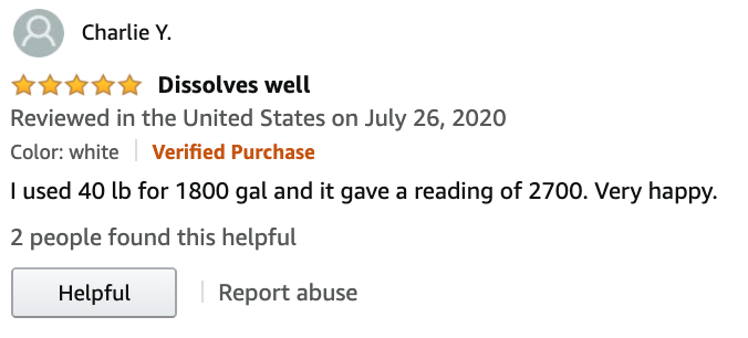 pool salt review