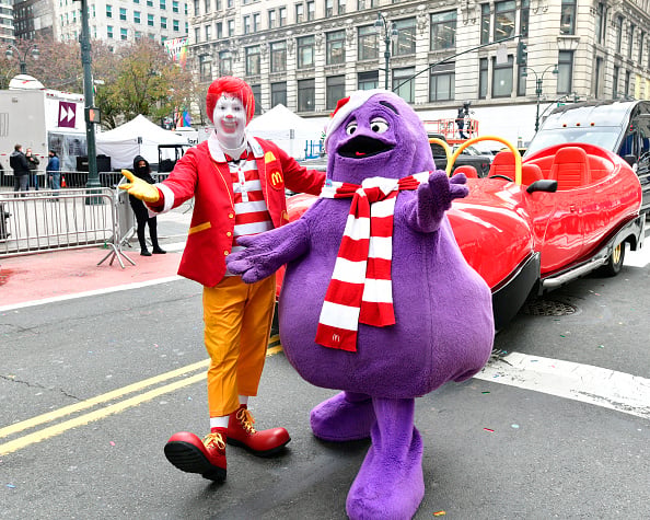  Grimace appear in the 94th Annual Macy's Thanksgiving Day Parade&uml;