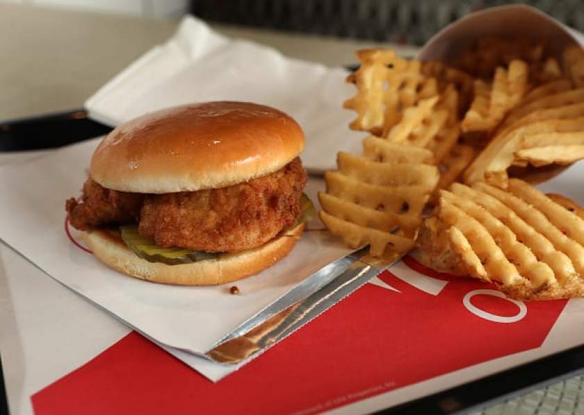 Chick-Fil-A sandwich