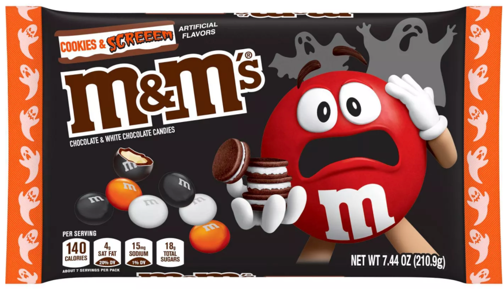 cookies & scream m&ms