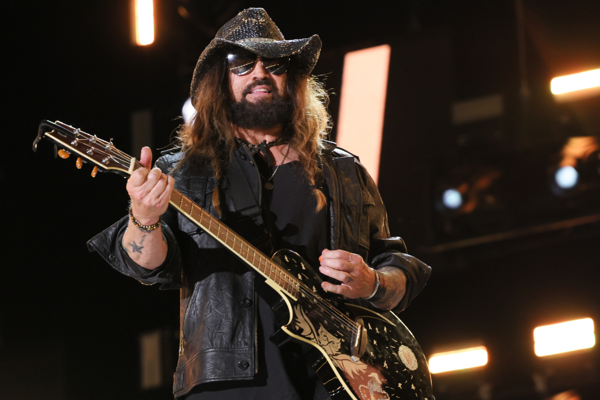 Billy Ray Cyrus performs during day 4 of CMA Fest 2022 at Nissan Stadium on June 12, 2022 in Nashville, Tennessee.