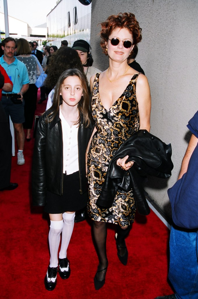 Susan Sarandon and daughter Eva Amurri during 1996 MTV Video Music Awards in New York City, New York, United States. (Photo by Jeff Kravitz/FilmMagic, Inc)