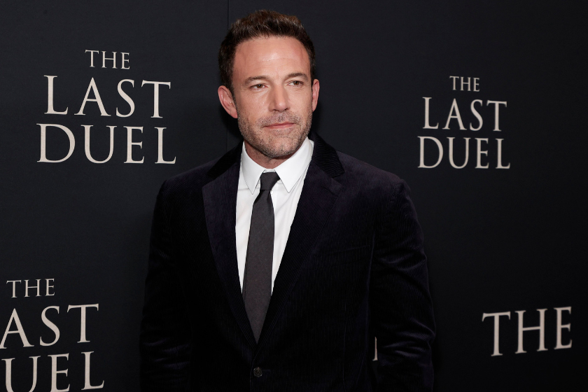 Ben Affleck attends "The Last Duel" New York Premiere at Rose Theater at Jazz at Lincoln Center's Frederick P. Rose Hall on October 09, 2021 in New York City
