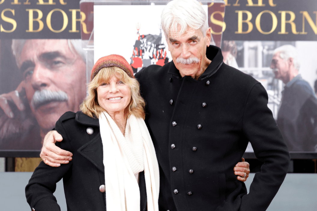 Sam Elliott is photographed with his wife Katharine Ross at his hand and footprint ceremony at the TCL Chinese Theatre on January 7, 2019 in Hollywood, California. (Photo by John Rasimus) (Photo credit should read John Rasimus / Barcroft Media via Getty Images)