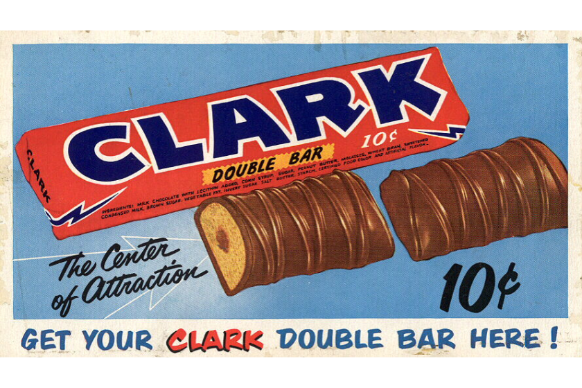 clark bar retro advertisement