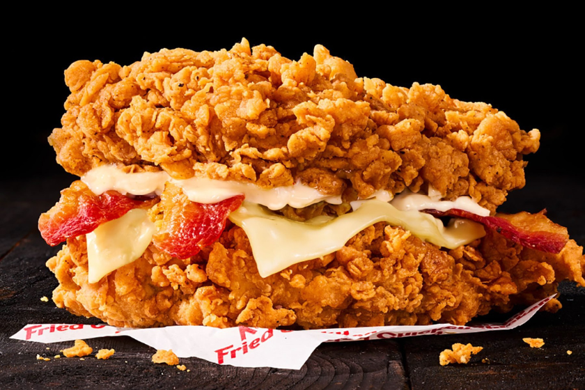 kfc double down sandwich