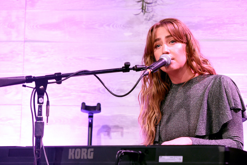 NASHVILLE, TN - NOVEMBER 13: Ingrid Andress performs onstage during the 2018 CMT Next Women of Country event at City Winery Nashville on November 13, 2018 in Nashville, Tennessee. 